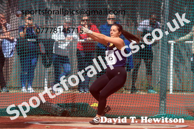 Senior Womens hammer, 2024 Northern Senior and Under-20s Track and Field Champs, Middlesbrough.  Photo: David T. Hewitson/Sports for All Pics